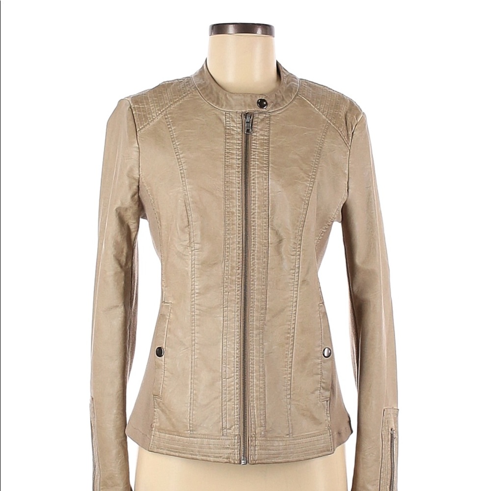 2/$20 Sebby Collection Faux Leather Jacket